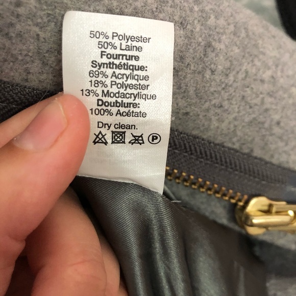 J. Crew grey wool blend coat - Picture 4 of 4